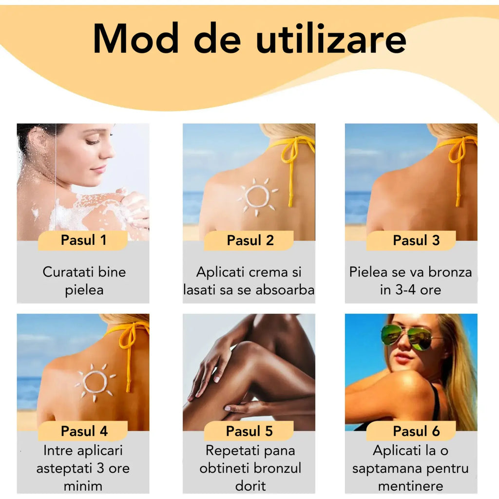 Crema Autobronzanta Fata si Corp Tanning Mousse™
