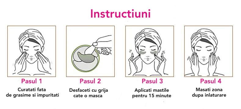 60 Masti Ochi cu Collagen & Extract de Melc SNAIL™