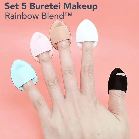 Set 5 Buretei Makeup Rainbow Blend
