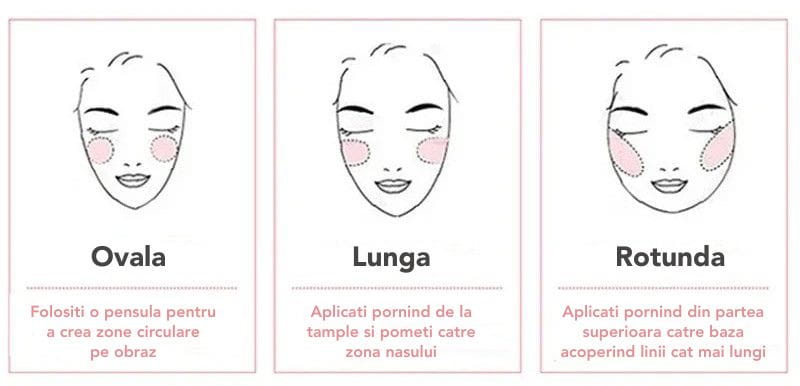 Blush Pudra cu Aplicator ILISYA