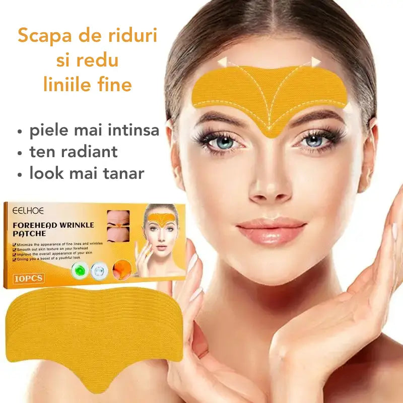 Set 10 Plasturi pentru Riduri cu Collagen FOREHEAD™