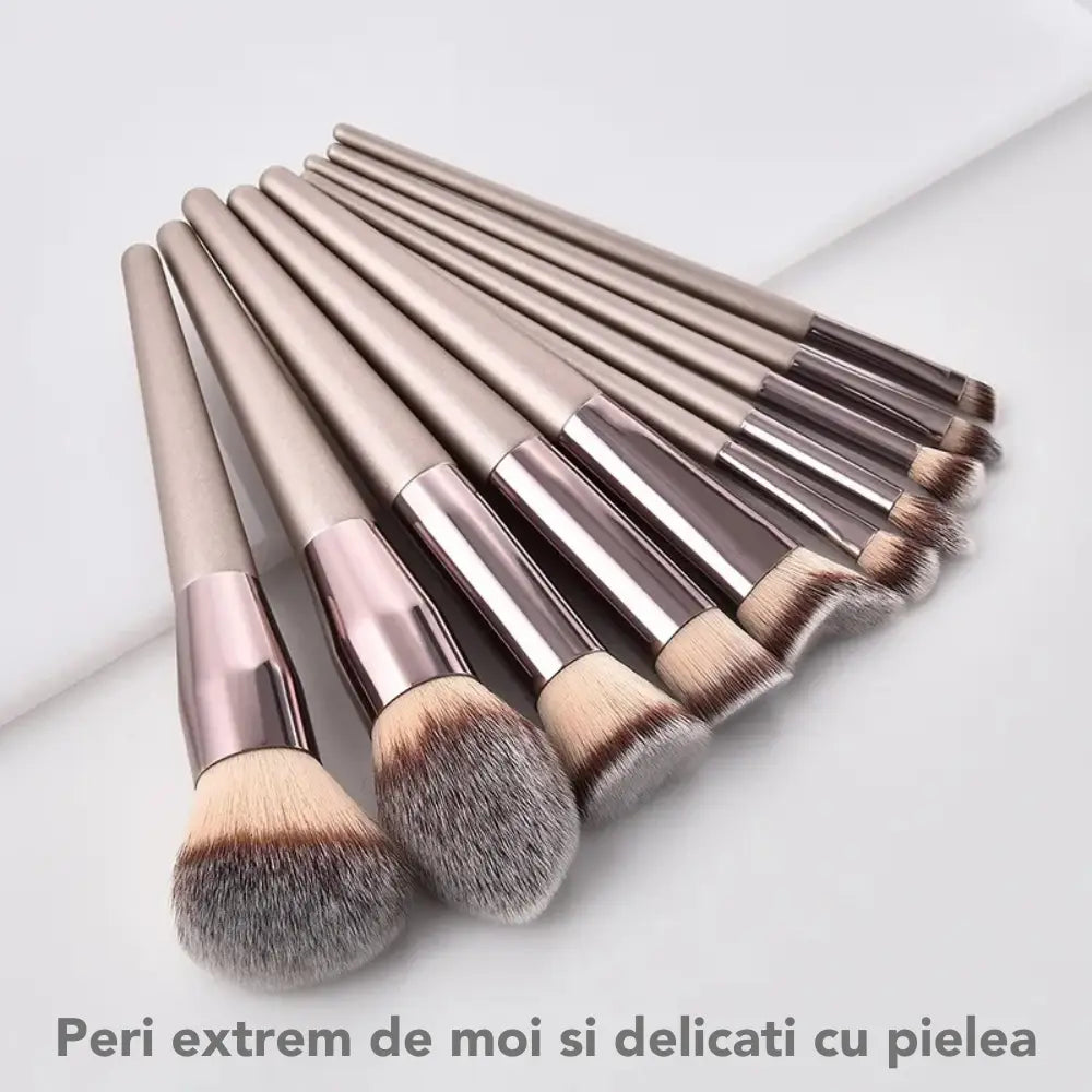 Set 10 Pensule Machiaj REAL BRUSH LUXE™