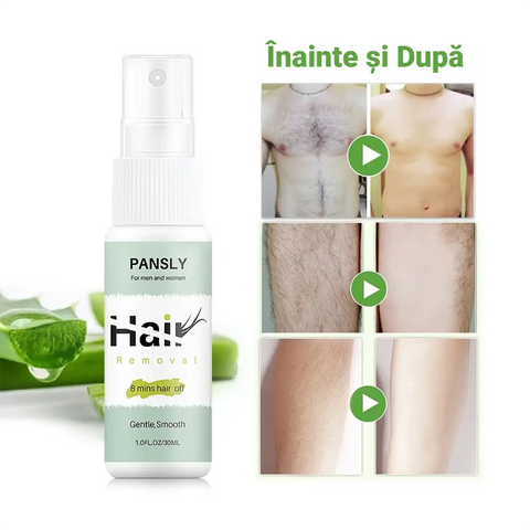 Spray Depilator Fata si Corp cu Efect Instant SHAWIX™