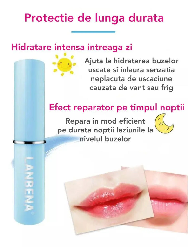 Balsam Hidratant Buze cu Acid Hialuronic LANBENA™