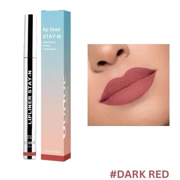 Creion Gloss pentru Contur Buze EXFOLIP™ - Dark Red