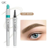Creion cu efect de Microblading 4D QIC - LIGHT BROWN