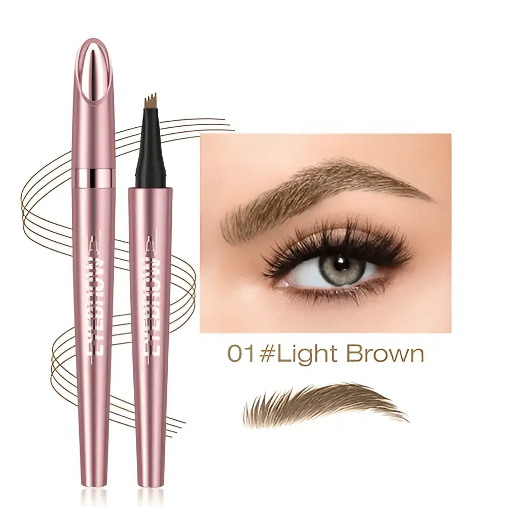 Creion Sprancene cu Efect Microblading 4D BrowMaster EVO™ - LIGHT BROWN