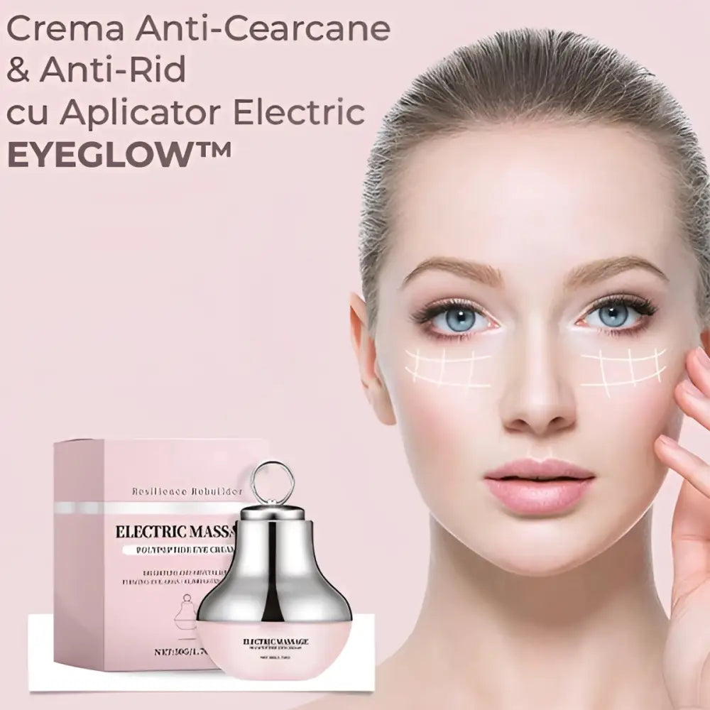 Crema Anti-Cearcane & Anti-Rid cu Aplicator EYEGLOW™