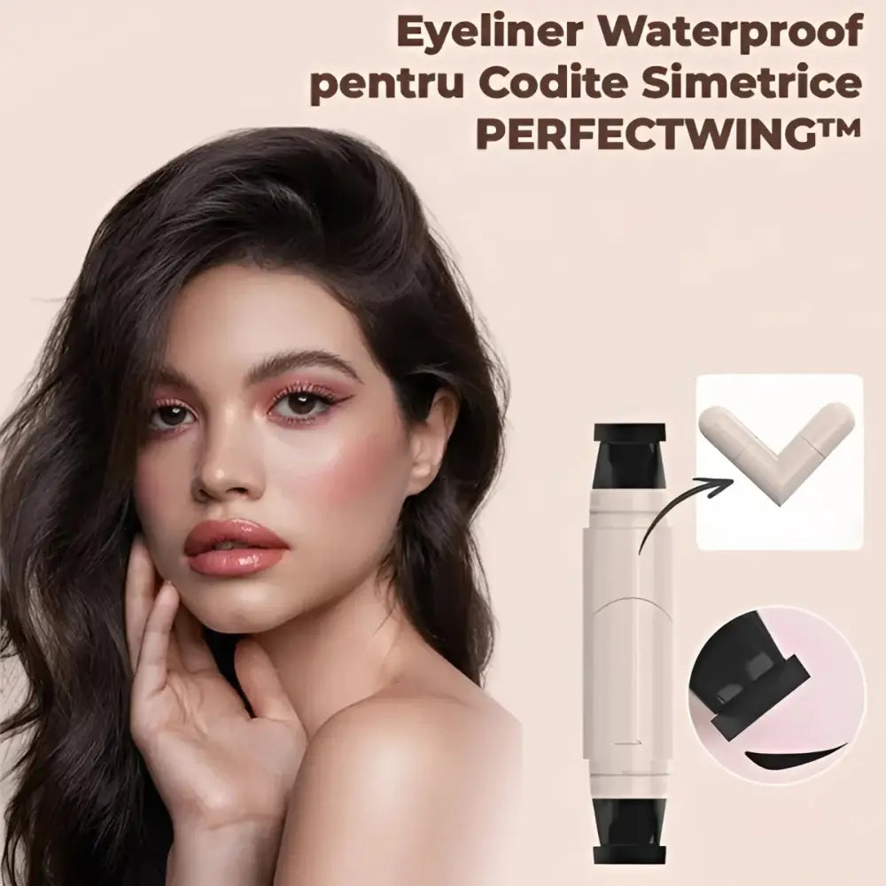 Eyeliner Waterproof pentru Codite Simetrice PERFECTWING™