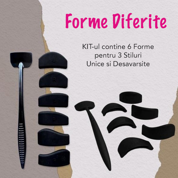 Aplicator Fard Pleoape Glam Up 6 in 1