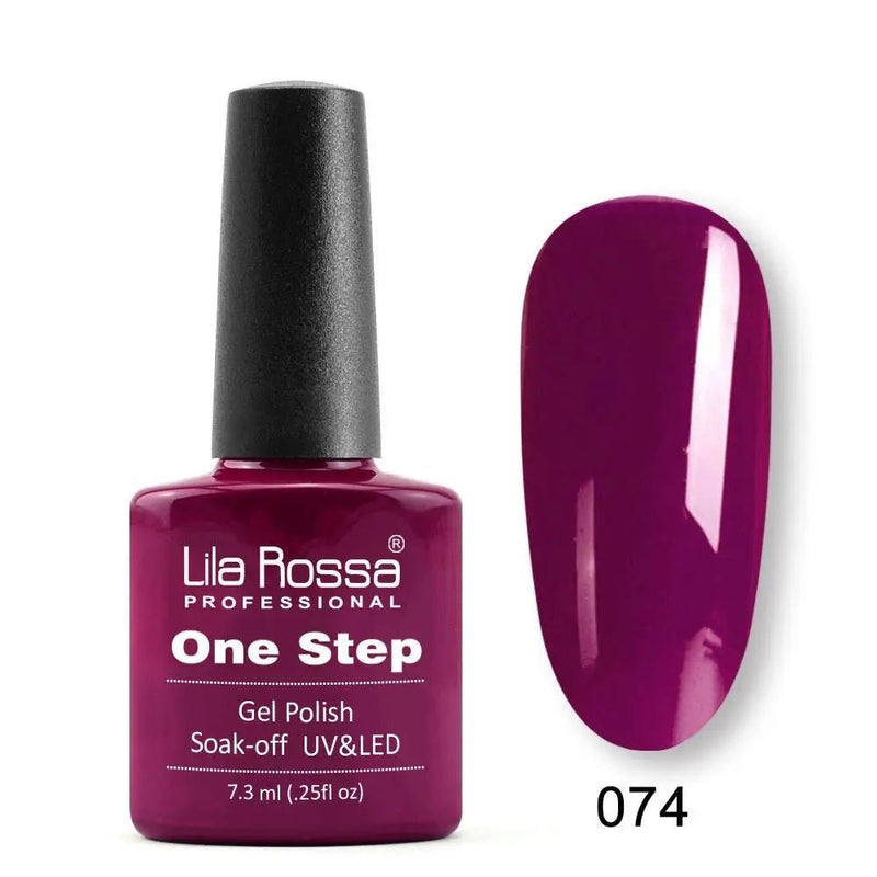 Oja Semipermanenta Soak Off Lila Rossa ONE STEP - LR074