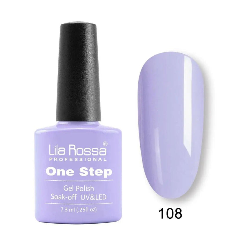 Oja Semipermanenta Soak Off Lila Rossa ONE STEP - LR108