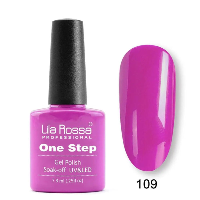 Oja Semipermanenta Soak Off Lila Rossa ONE STEP - LR109