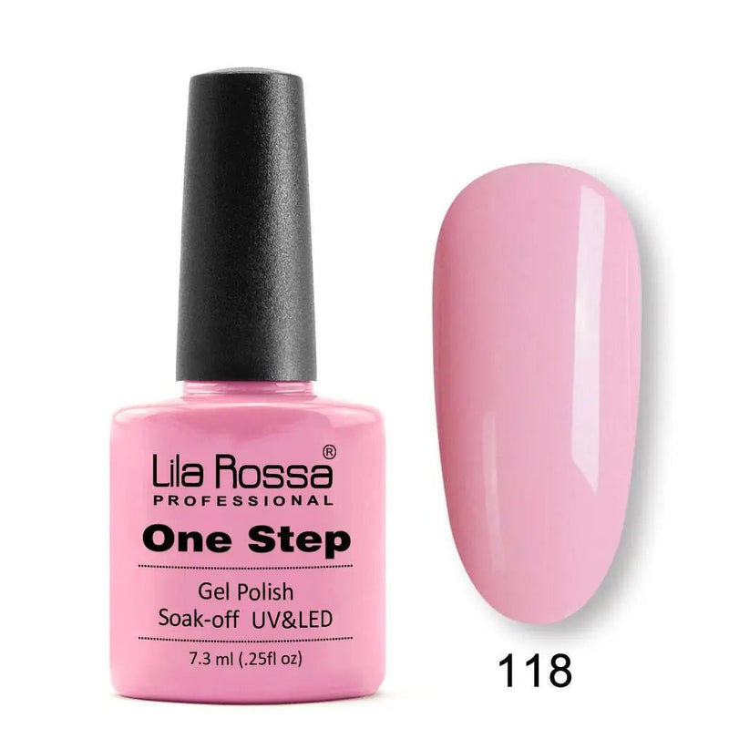 Oja Semipermanenta Soak Off Lila Rossa ONE STEP - LR118