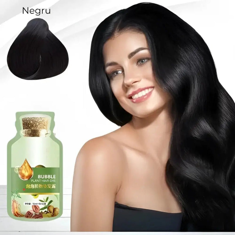 Pachet 10 Sampoane Colorante cu Extract Plante Naturliss™ - NEGRU