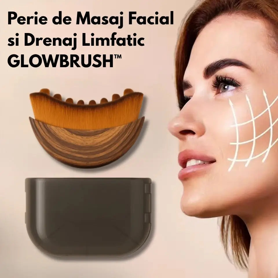 Perie de Masaj & Drenaj Limfatic GLOWBRUSH™