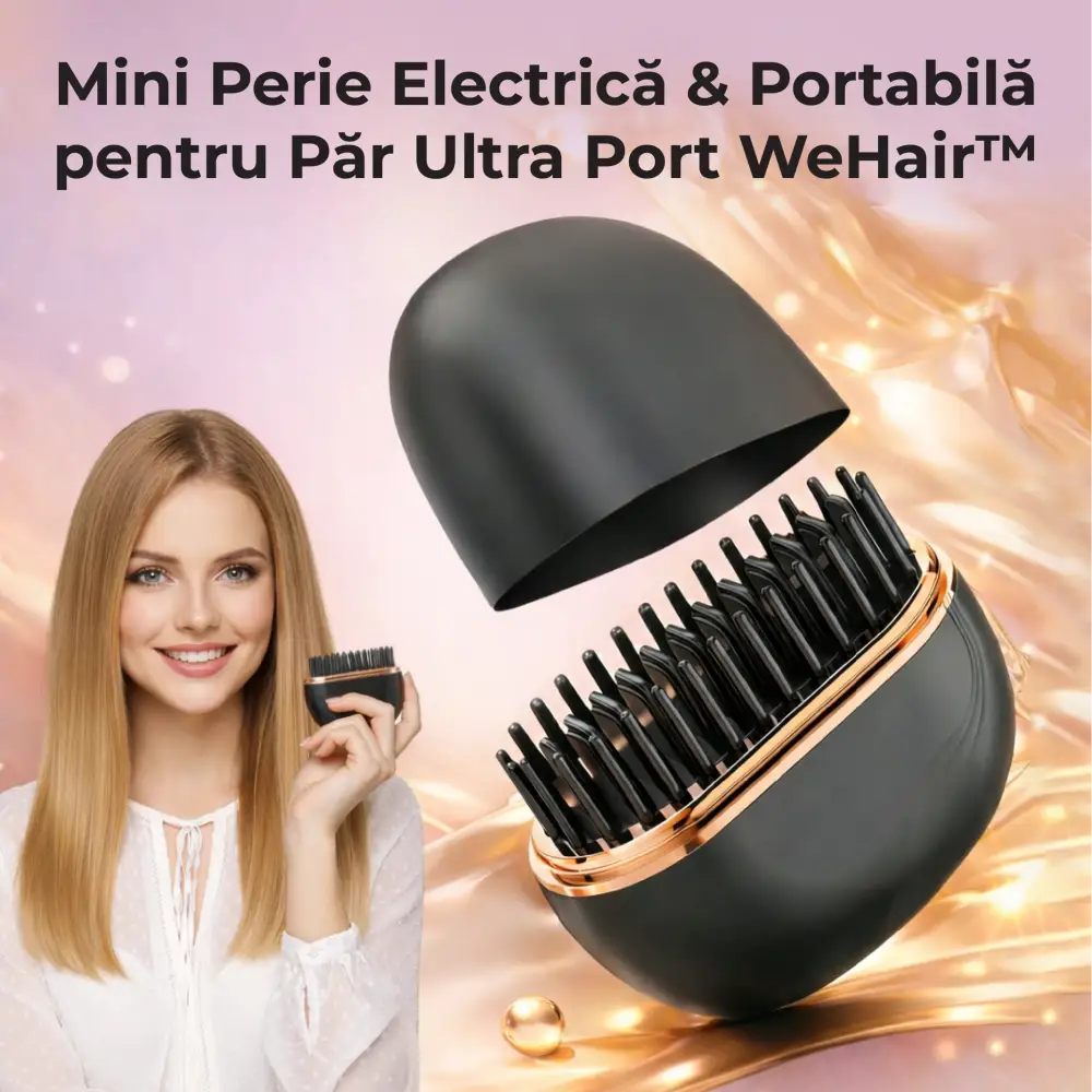 Mini Perie Electrica & Portabila pentru Par Ultra Port WeHair™