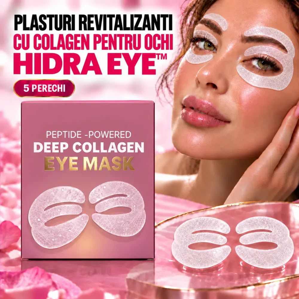 Plasturi Revitalizanti cu Colagen pentru Ochi HIDRA EYE™
