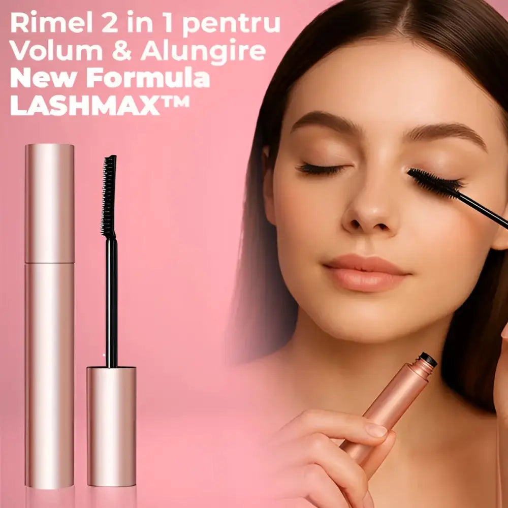 Rimel 2 in 1 pentru Volum & Alungire New Formula 5D LASHMAX™