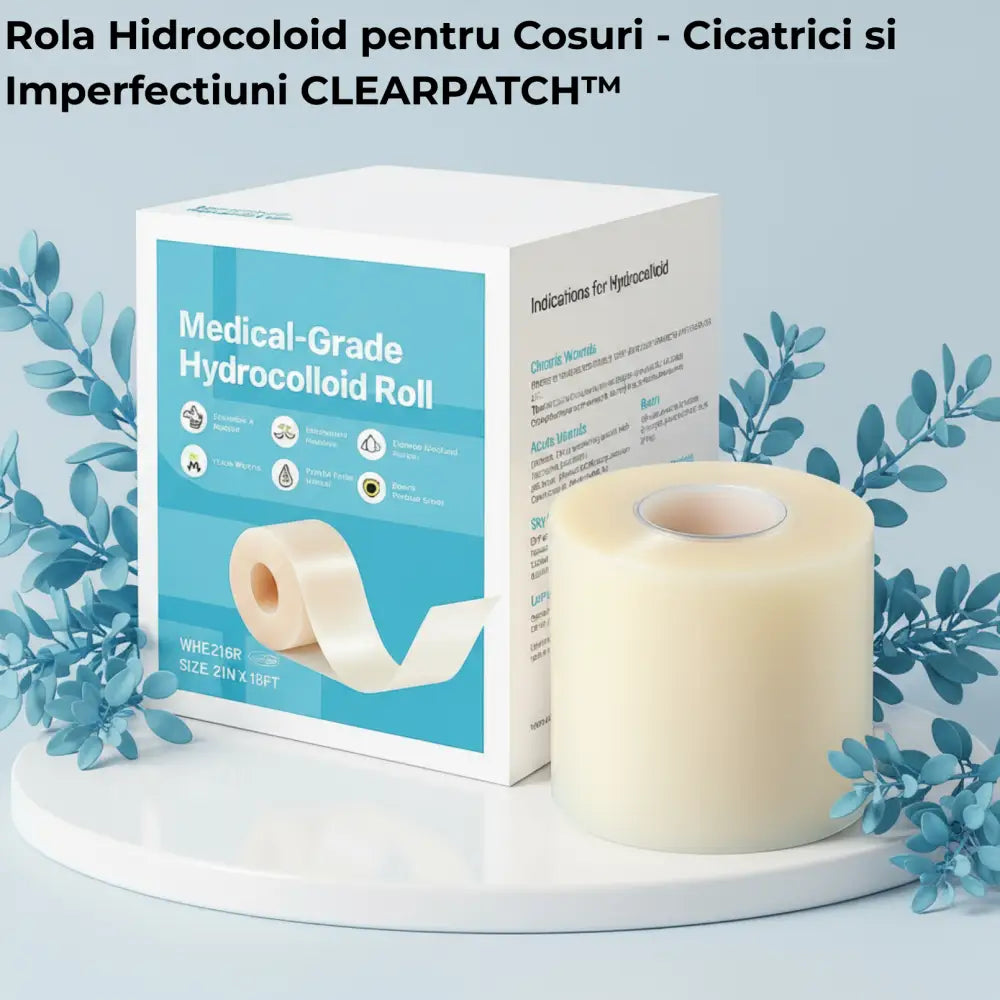 Rola Hidrocoloid pentru Cosuri - Cicatrici si Imperfectiuni CLEARPATCH™