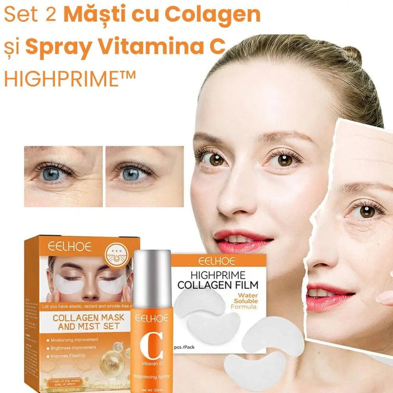 Set 2 Masti cu Colagen si Spray Vitamina C HIGHPRIME™