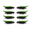 Set 4 Perechi de Gene cu Eyeliner si Glitter Maxi Lash - FOSFORESCENT