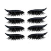 Set 4 Perechi de Gene cu Eyeliner si Glitter Maxi Lash - NEGRU