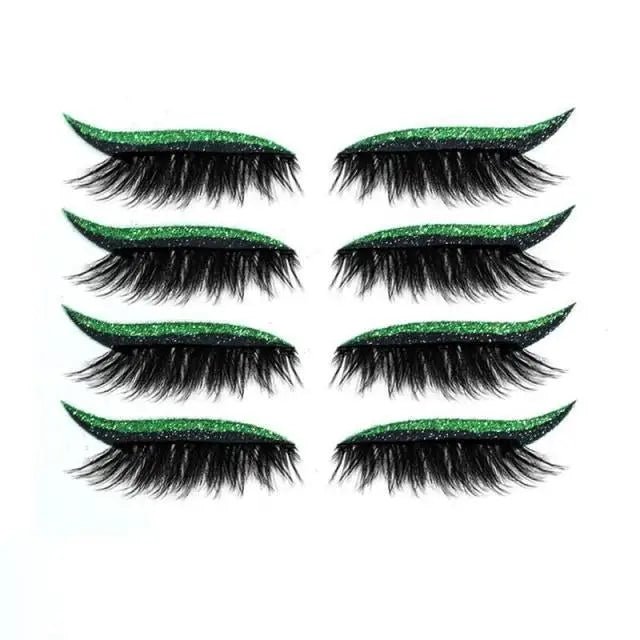 Set 4 Perechi de Gene cu Eyeliner si Glitter Maxi Lash - MOV