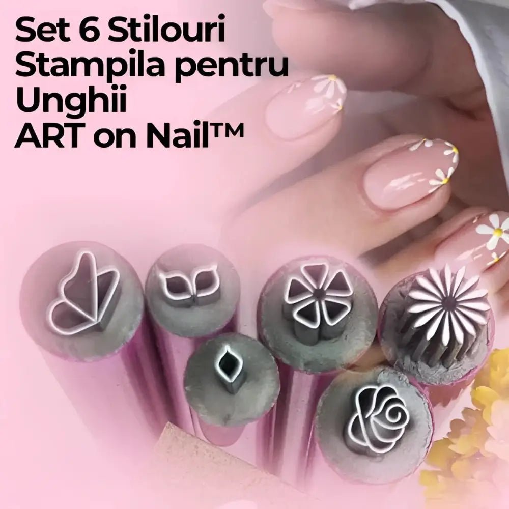Set 6 Stilouri Stampila pentru Unghii ART on Nail™