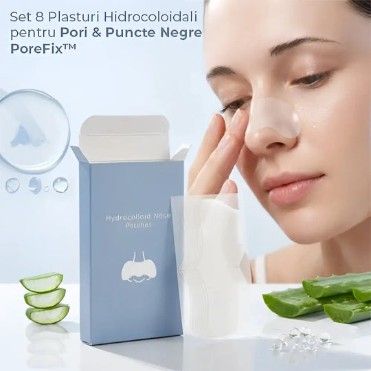 Set 8 Plasturi Hidrocoloidali pentru Pori & Puncte Negre PoreFix™