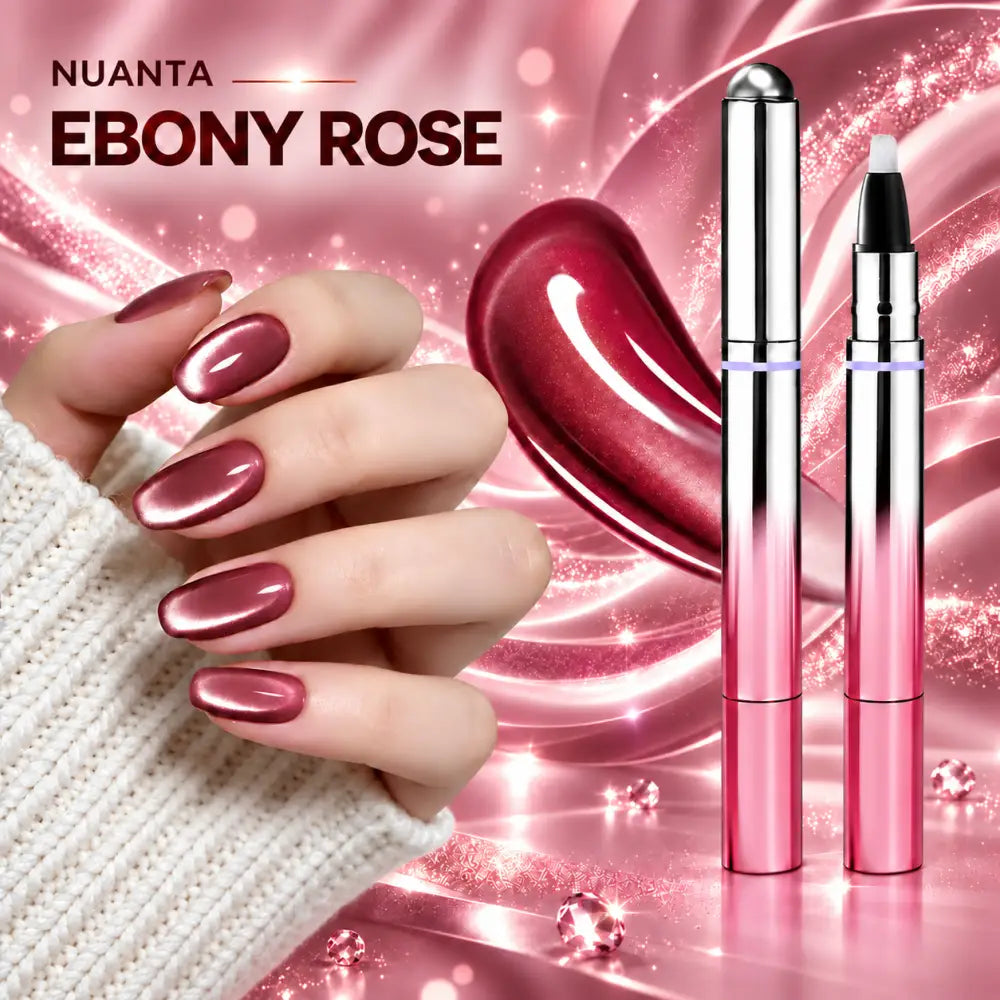 Stilou OJA Semipermanenta 7 in 1 Magnetic NAILUXE™ - EBONY ROSE