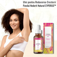 Ulei pentru Reducerea Cresterii Parului Nedorit Natural CYPERUS™