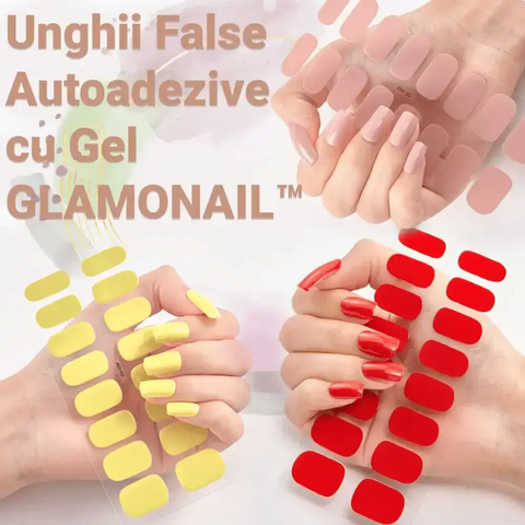 Unghii False Autoadezive cu Gel GLAMONAIL™