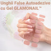 Unghii Autoadezive cu Gel GLAMONAIL™ - Nude