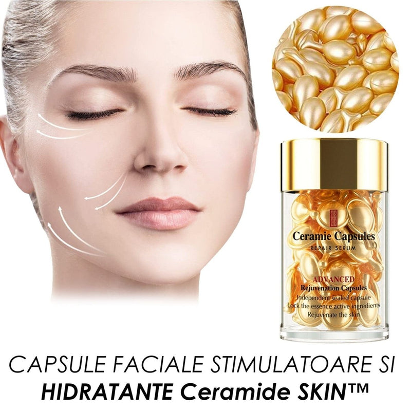 Capsule Faciale Stimulatoare si Hidratante Ceramide SKIN™