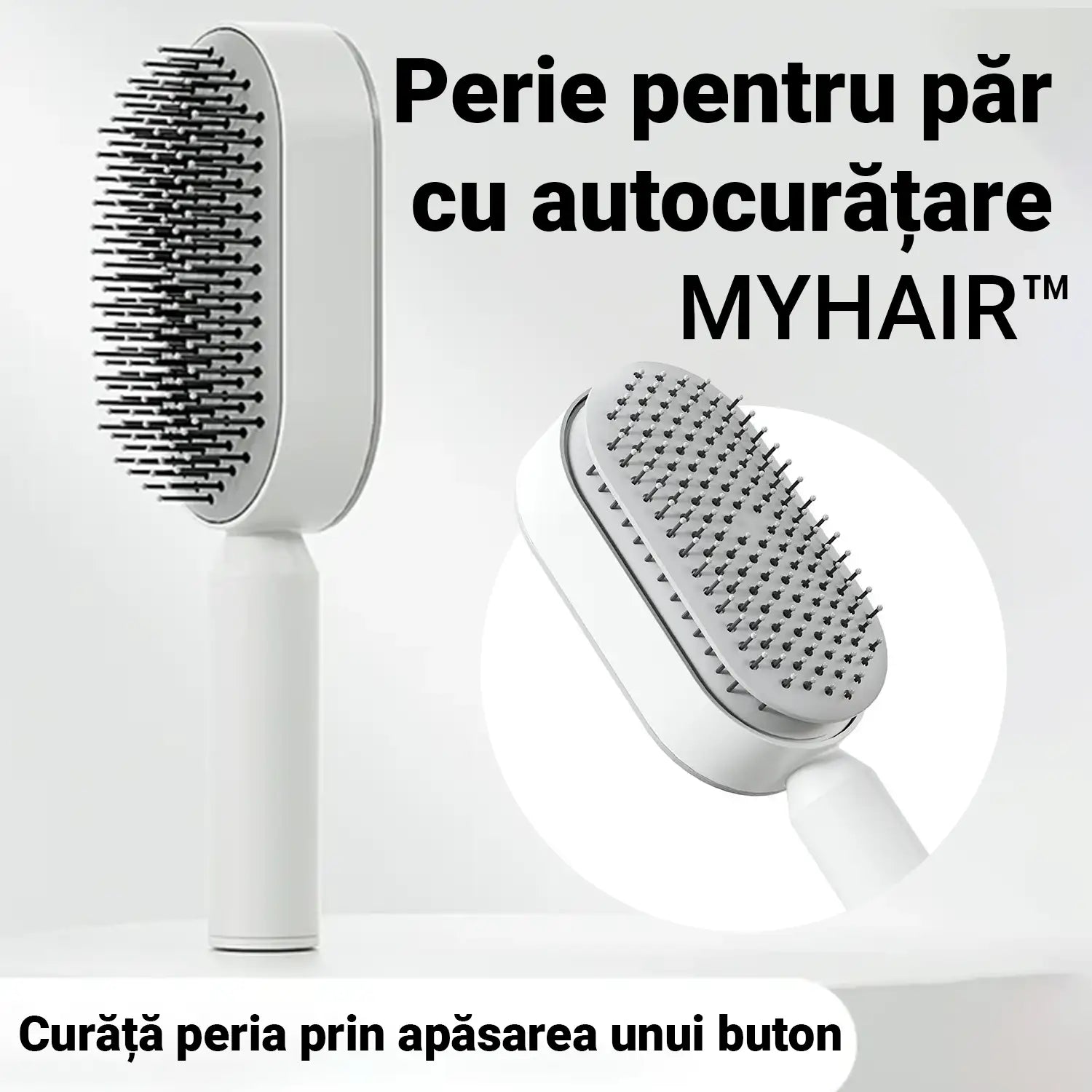 Perie pentru Par cu AutoCuratare MYHAIR™