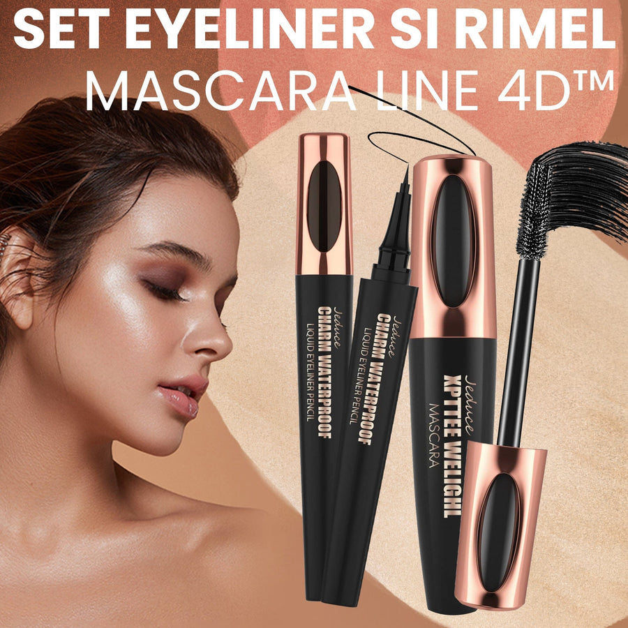 Set Eyeliner si Rimel Mascara LINE 4D