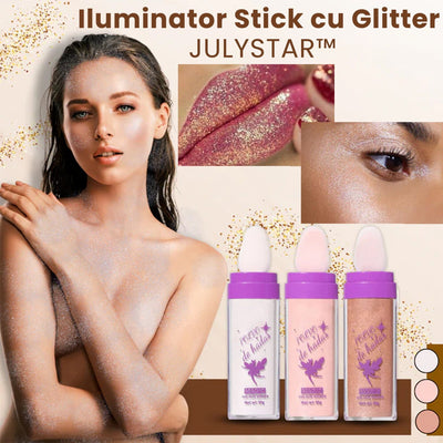 Iluminator Stick cu Glitter JULYSTAR