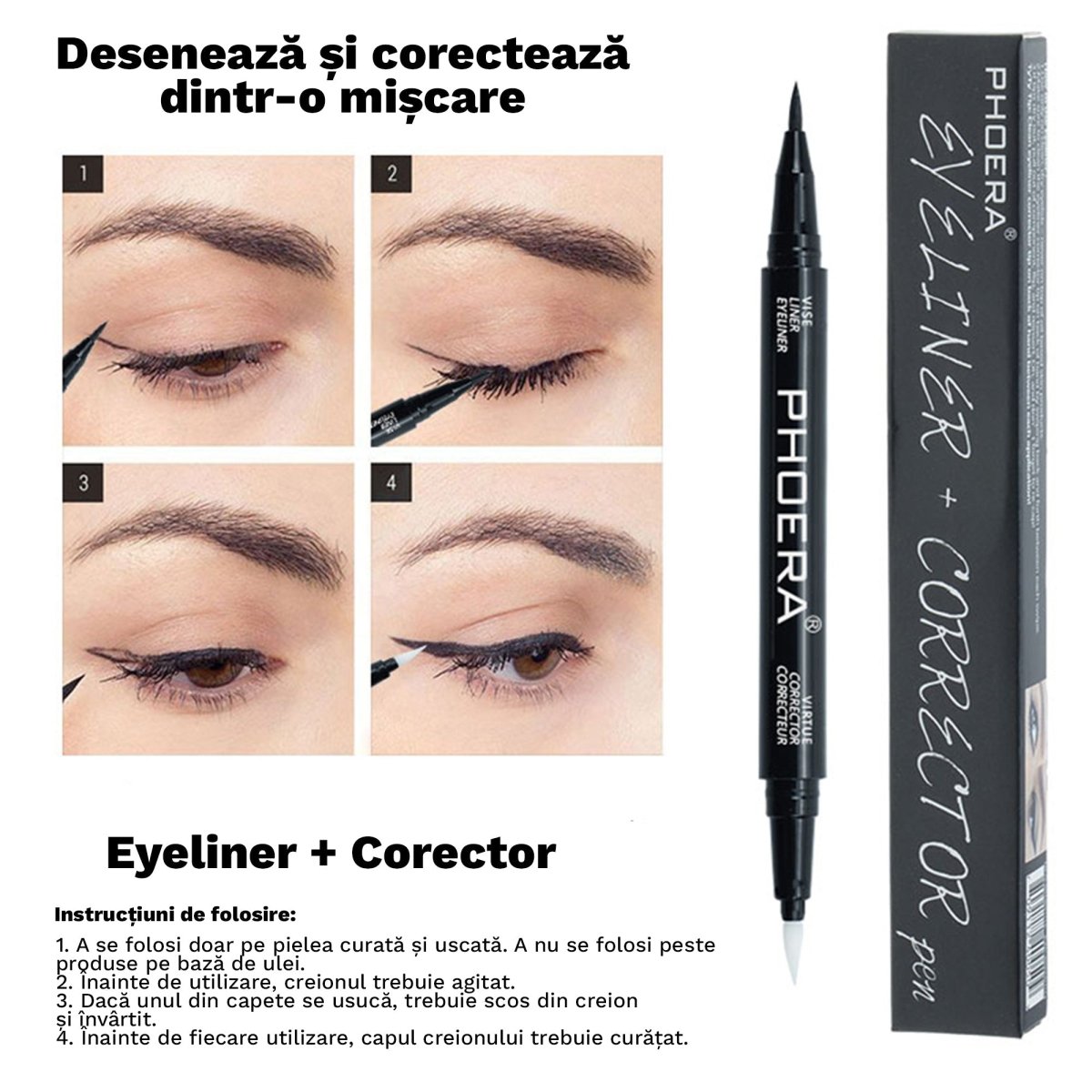 Eyeliner & Corector Duo Line PRO 2 in 1