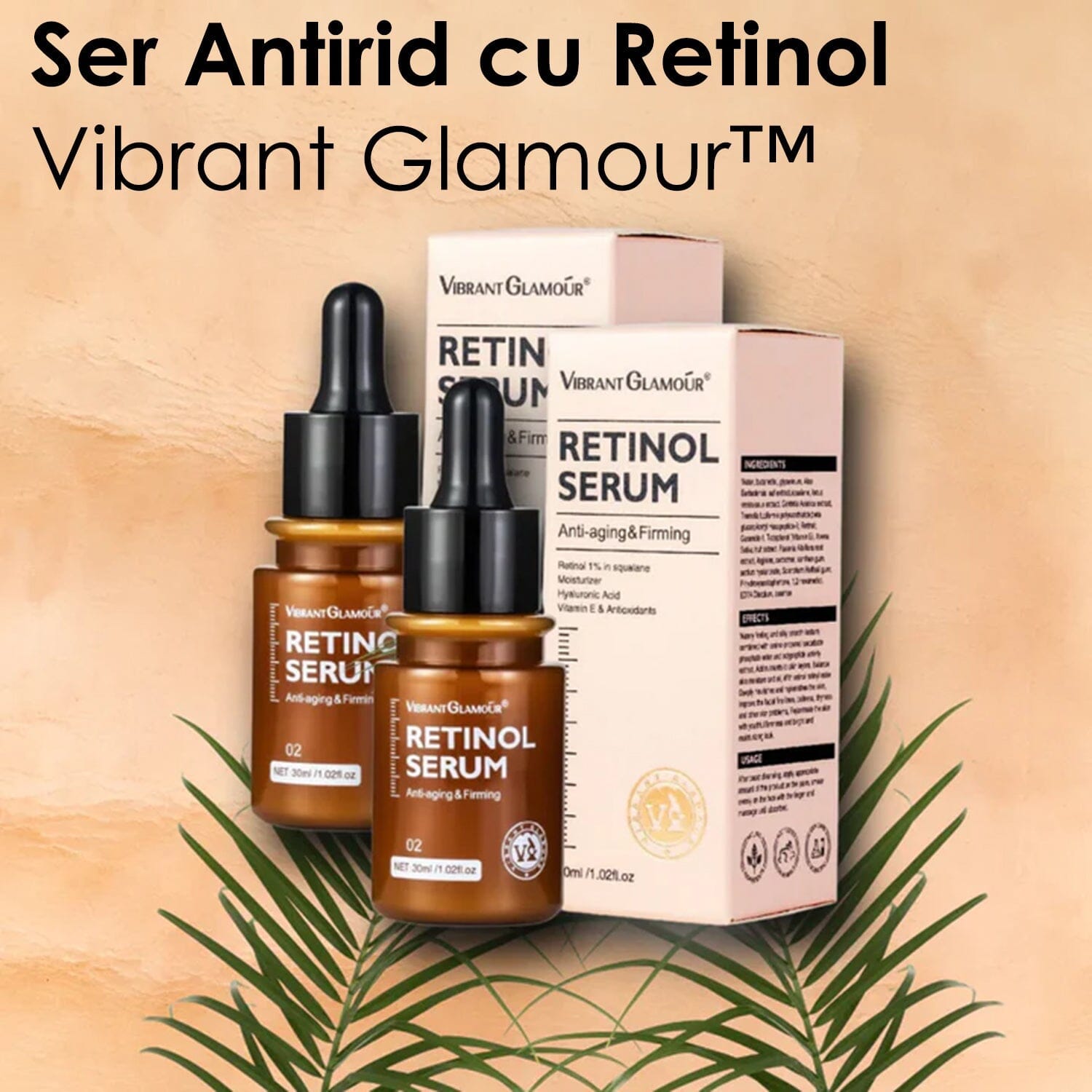 Ser Antirid cu Retinol Vibrant Glamour™