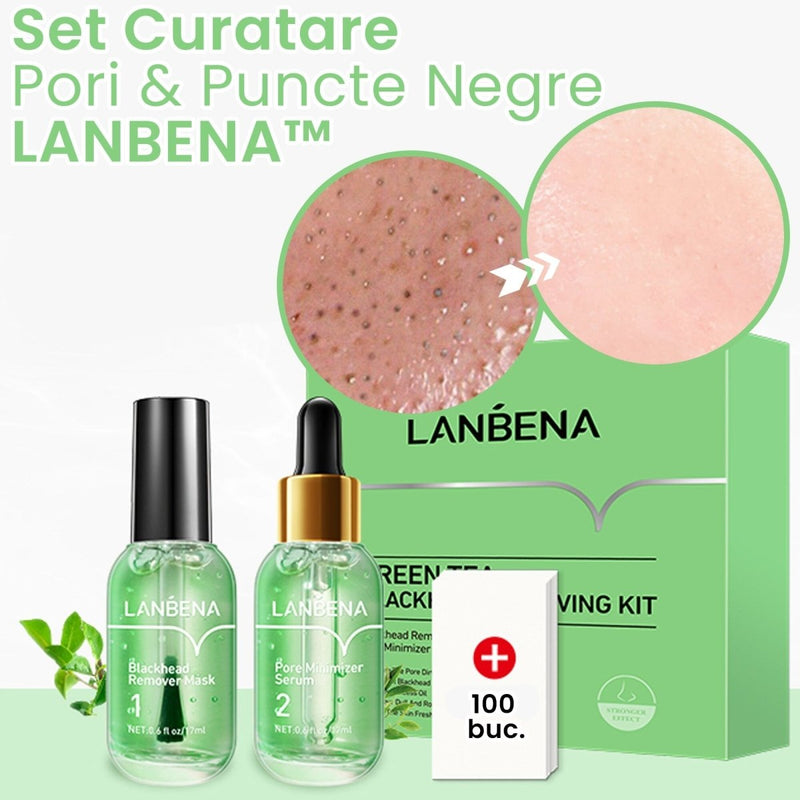 Set Curatare Pori & Puncte Negre LANBENA