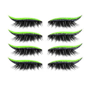 Set 4 Perechi de Gene cu Eyeliner si Glitter reutilizabile Maxi Lash