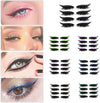 Set 4 Perechi de Gene cu Eyeliner si Glitter reutilizabile Maxi Lash