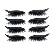 Set 4 Perechi de Gene cu Eyeliner si Glitter reutilizabile Maxi Lash