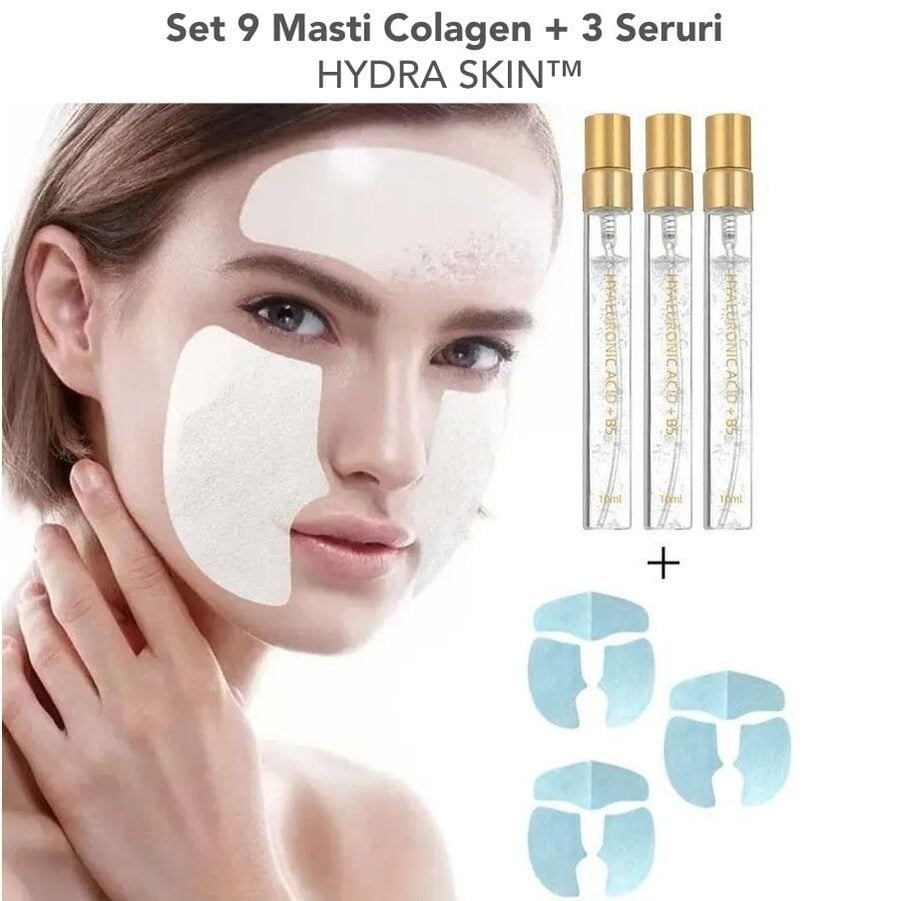 Set 9 Masti Colagen + 3 Seruri HYDRA SKIN™