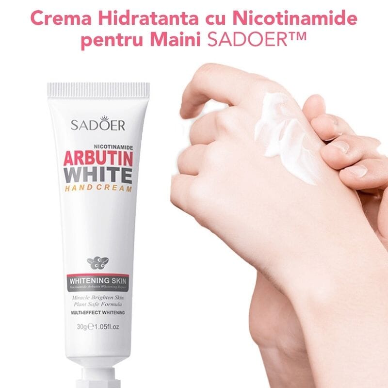 Crema Hidratanta cu Nicotinamide pentru Maini SADOER™