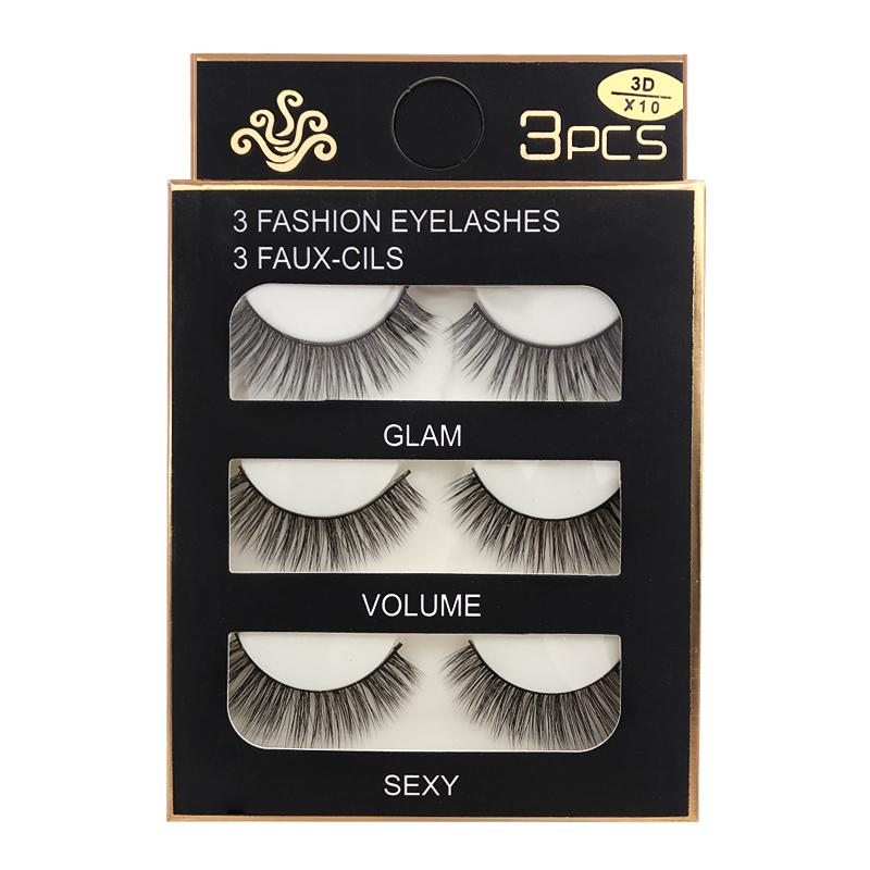 Set 3 Gene False 3D Mink Fashion