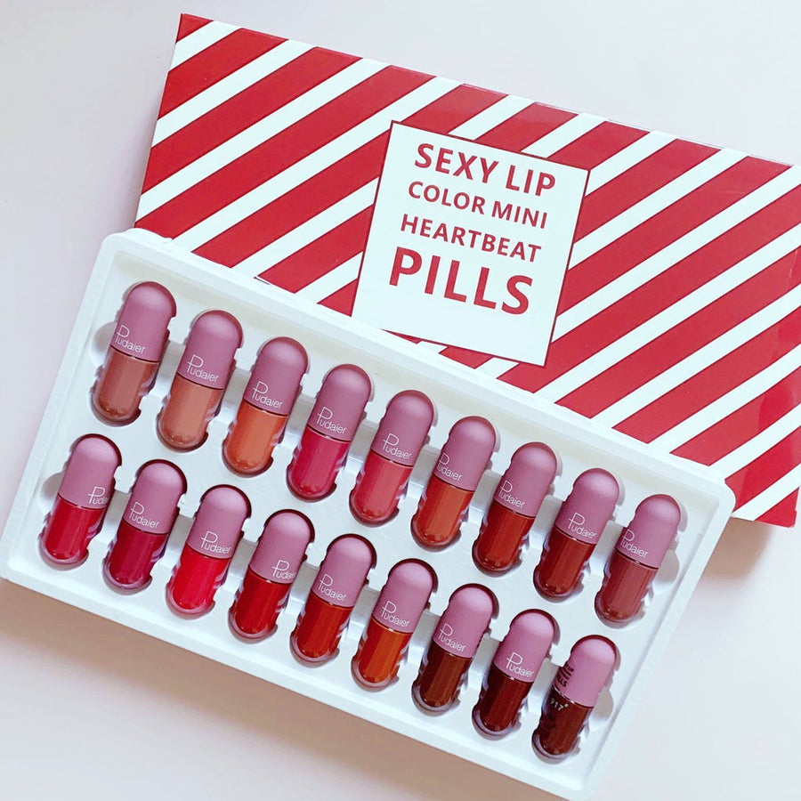 Set 18 Rujuri Lichide Capsule Matte Pudaier