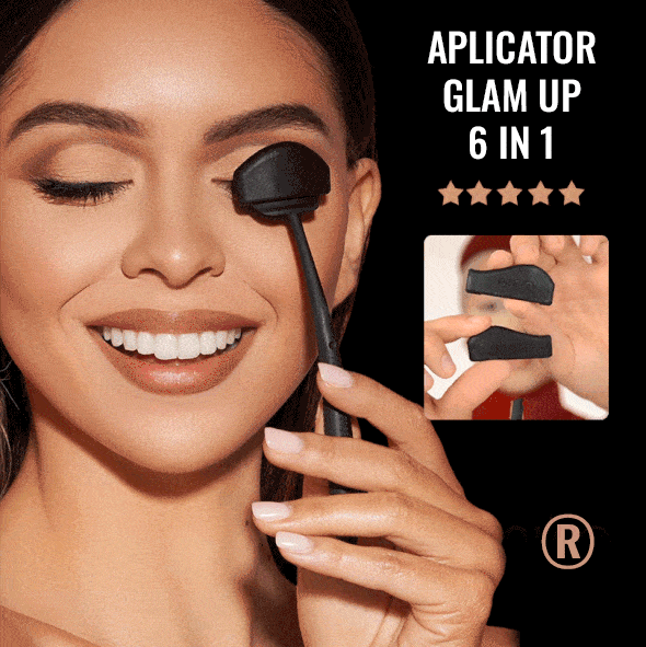 Aplicator Fard Pleoape Glam Up 6 in 1