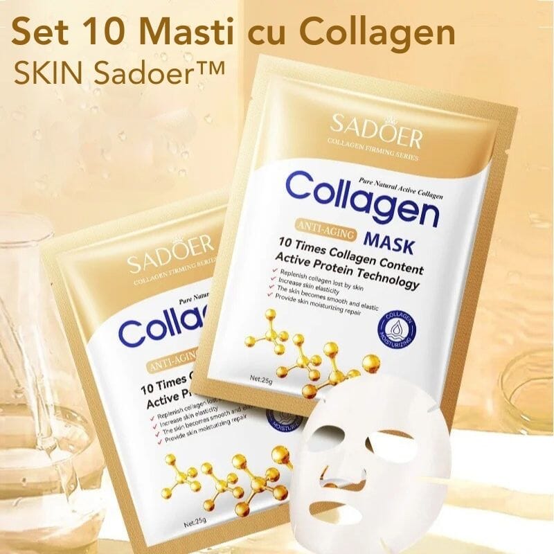 Set 10 Masti cu Collagen SKIN Sadoer™